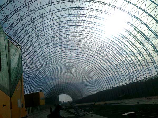 根河煤仓网架工程